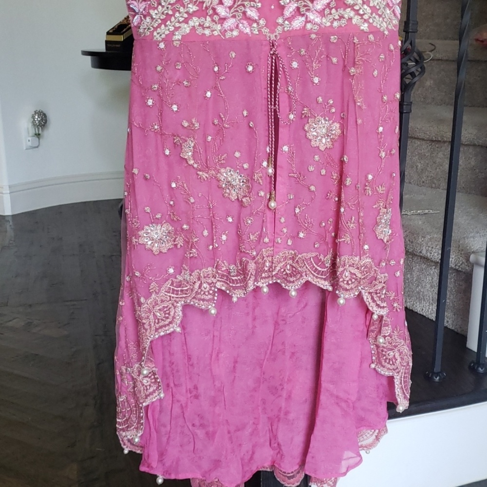 Designer Small Pakistani Indian Outfit - image 4